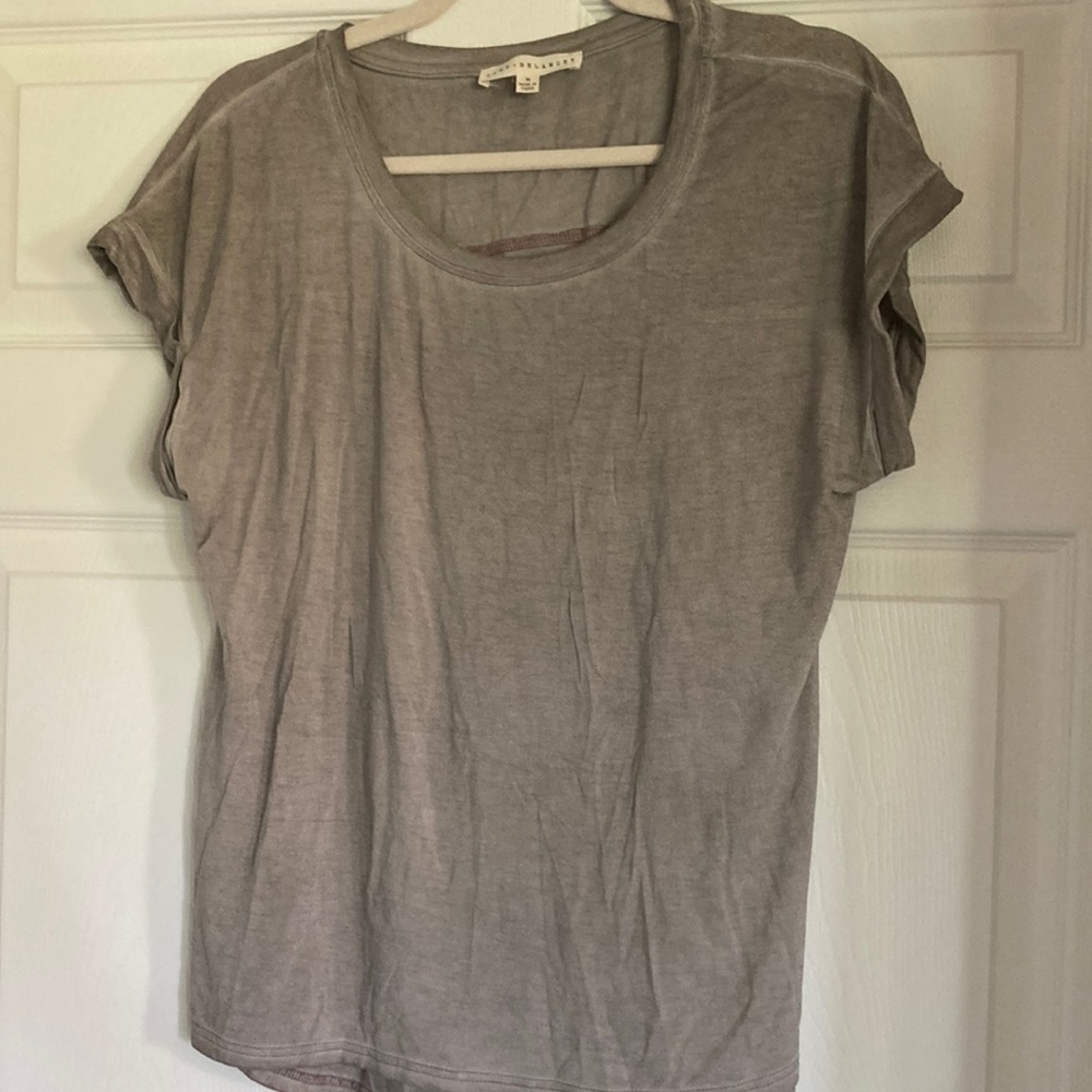 Jane + Delancey T-Shirt - Faded Brown Gray Color